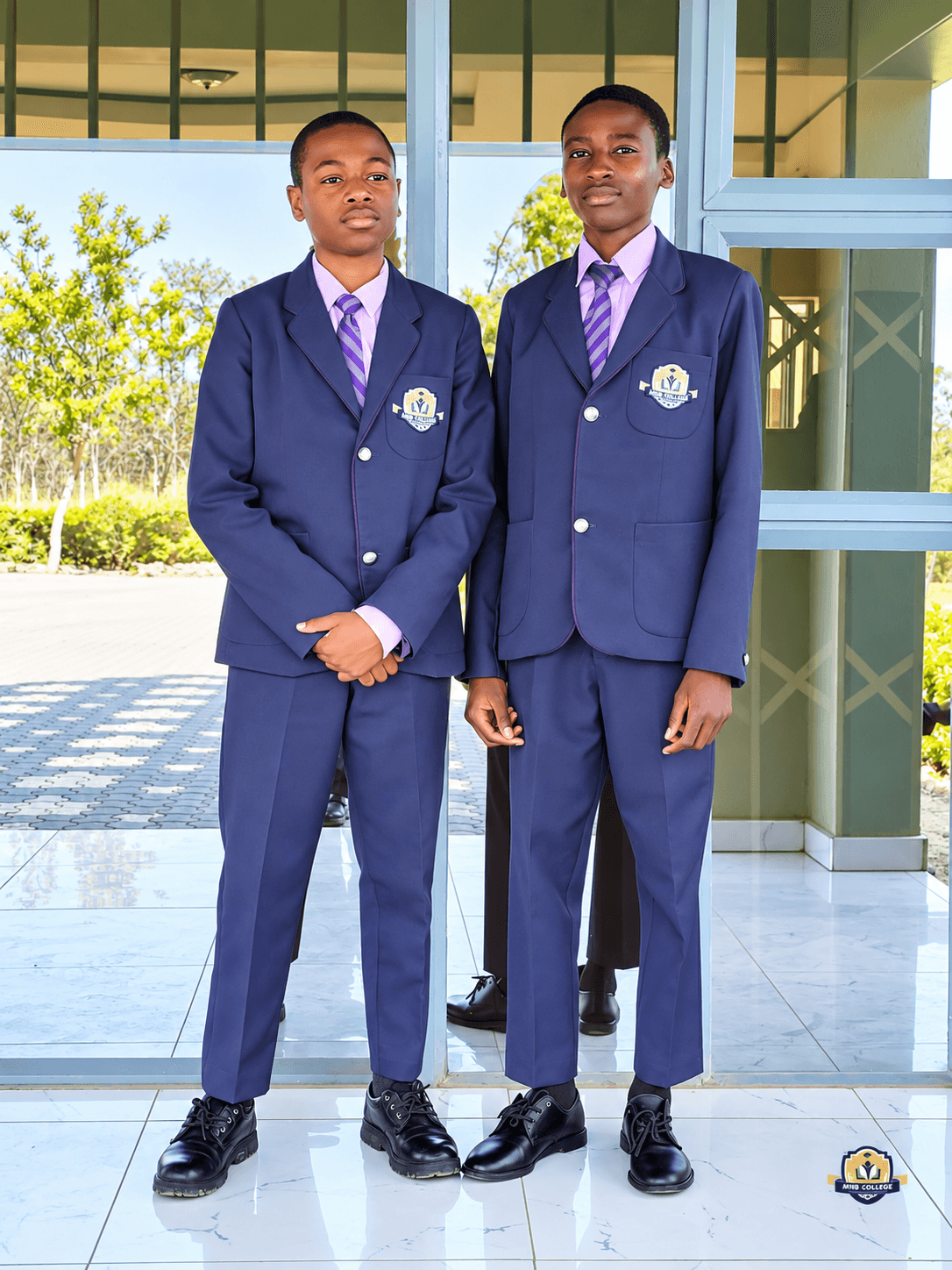 Student Leaders in Navy Uniform